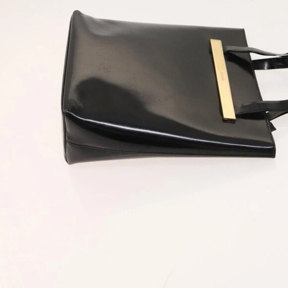 GUCCI Hand Bag Patent leather Black Gold 000 - Picture 3 of 16